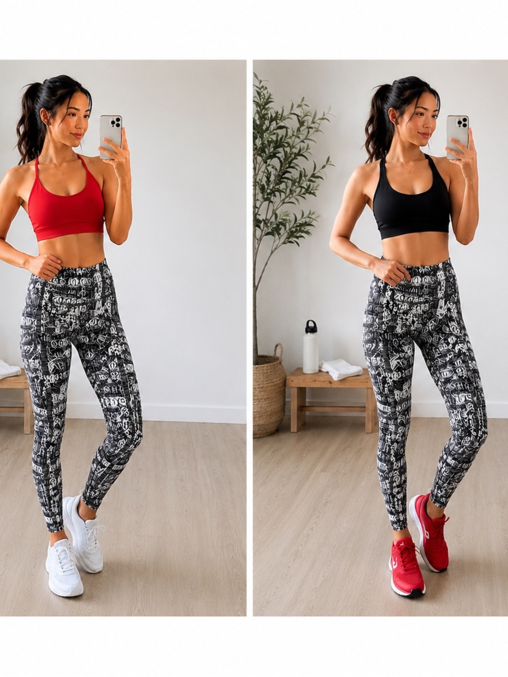 Black & White Patterned Leggings